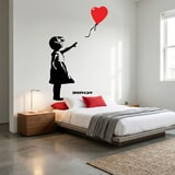 Wall Stickers: Banksy, Girl with a Balloon 10
