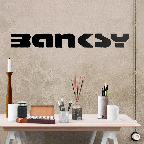 Wall Stickers: Banksy, Letters