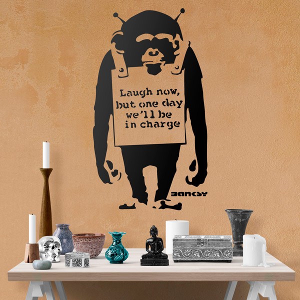 Wall Stickers: Banksy, Poster Monkey