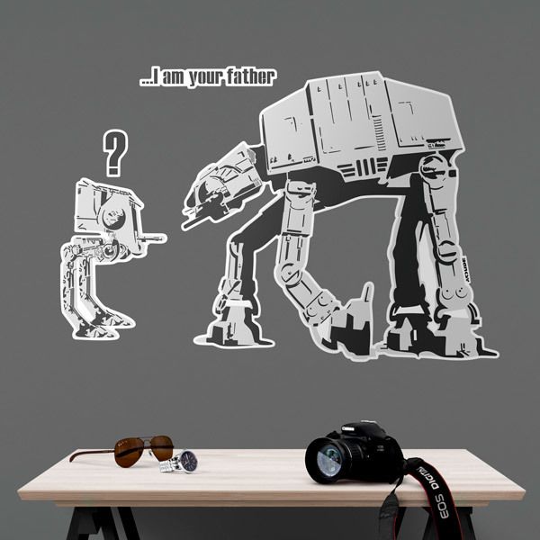 Wall Stickers: Banksy, Star Wars