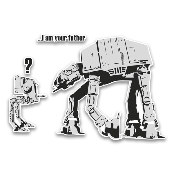 Wall Stickers: Banksy, Star Wars