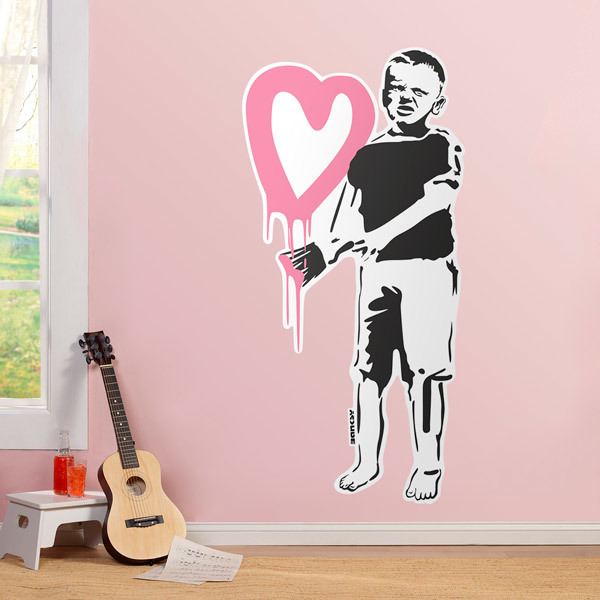 Wall Stickers: Banksy, Love Sucks