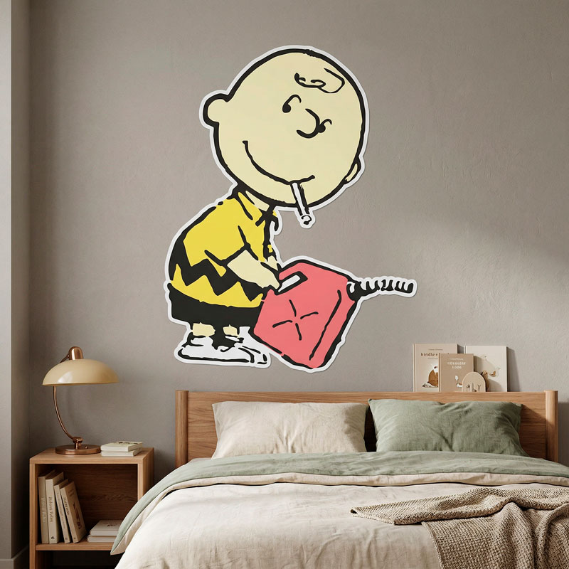 Banksy, Charlie Brown Gasoline 4