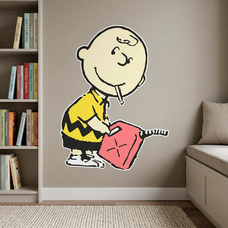Banksy, Charlie Brown Gasoline 5