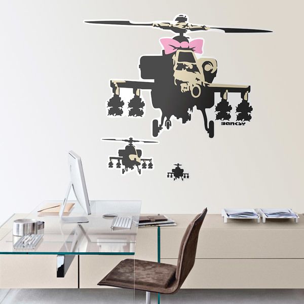 Wall Stickers: Banksy, Surprise Attack