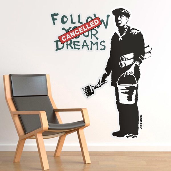 Wall Stickers: Banksy, Cancelled Dreams
