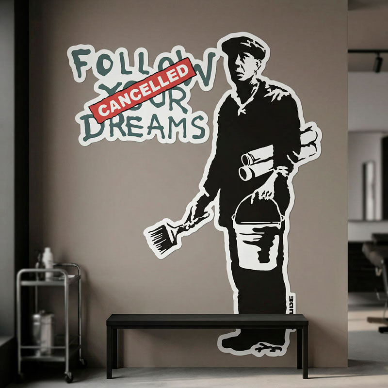 Banksy, Cancelled Dreams 3/11
