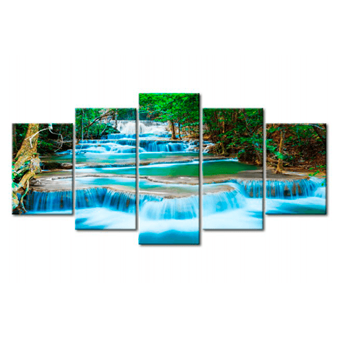 Other products: Blue waterfall in Kanchanaburi, Thailand