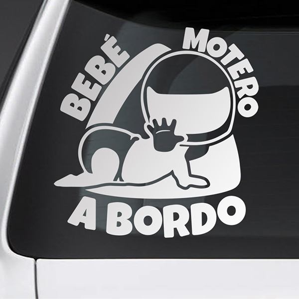 Sticker Baby On Board Biker Muraldecal Com