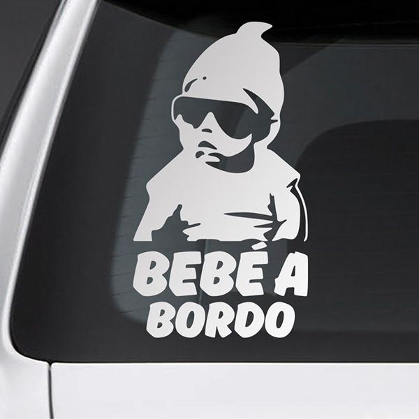 Sticker baby on board trendy