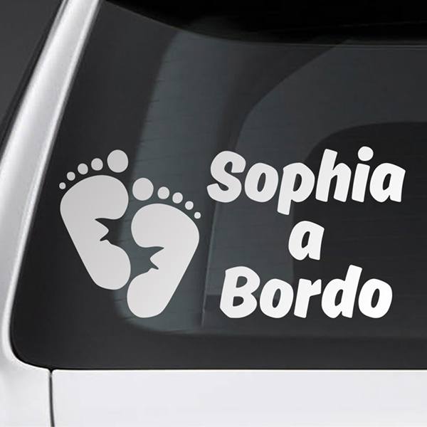 Sticker Baby On Board Custom Muraldecal Com