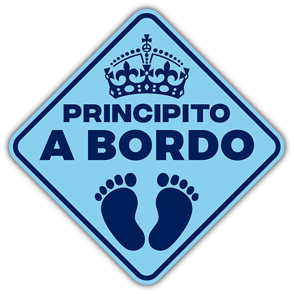 Car & Motorbike Stickers: Little prince on board - Spanish 0