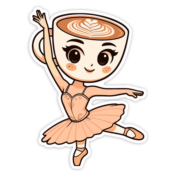 Car & Motorbike Stickers: Ballerina Capuccina