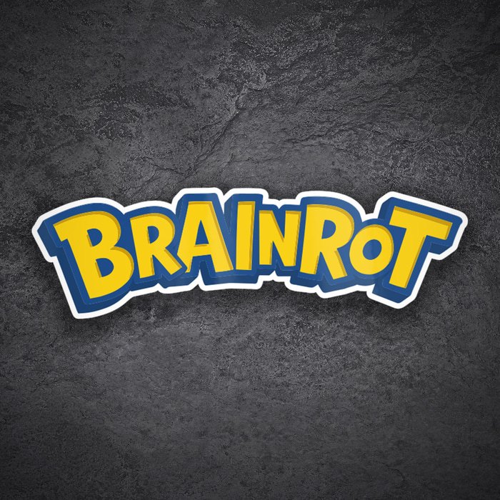 Car & Motorbike Stickers: Brainrot Pokemon