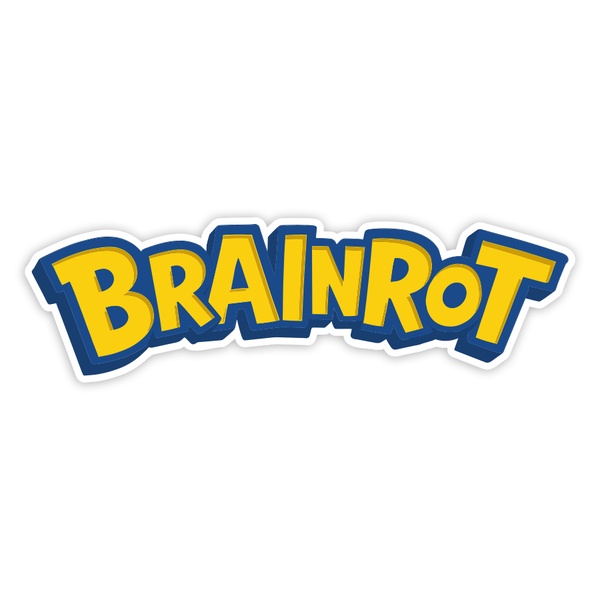 Car & Motorbike Stickers: Brainrot Pokemon