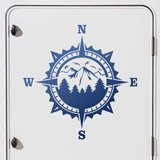Car & Motorbike Stickers: Wind Rose Mountains Mountains 3