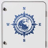 Car & Motorbike Stickers: Wind Rose Catfish 3