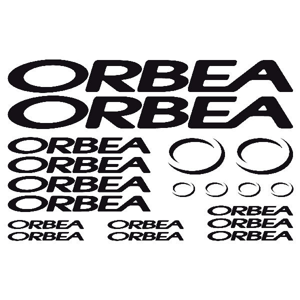 Car & Motorbike Stickers: Sticker Set 19X Bike MTB Orbea