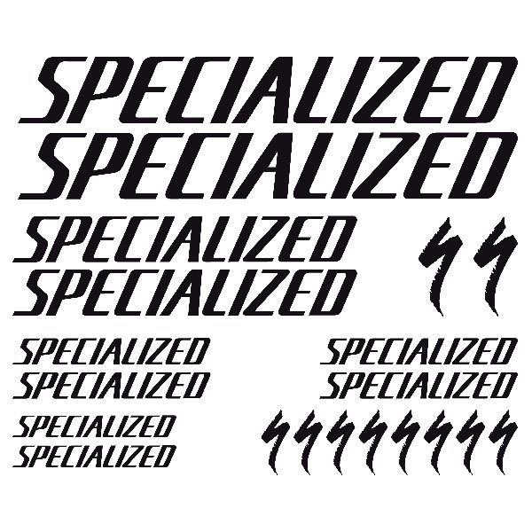Car & Motorbike Stickers: Set 20X Bike MTB Specialized