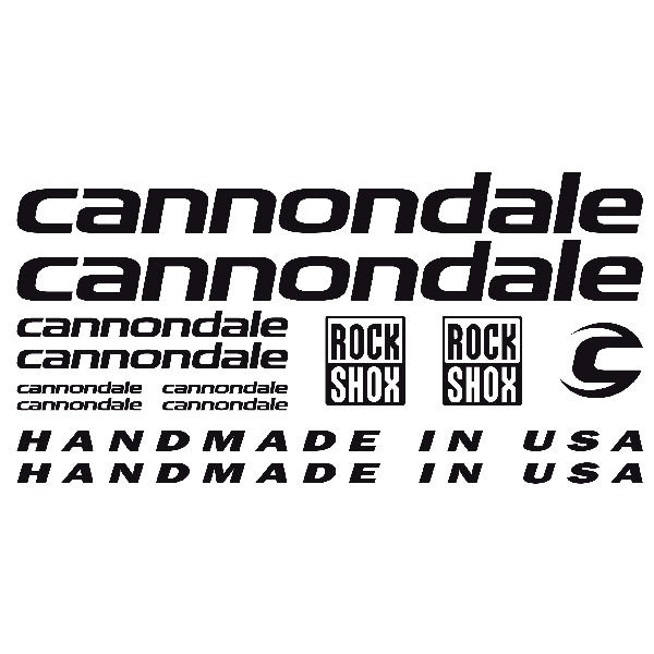 Car & Motorbike Stickers: Set 13X  Bike MTB Cannondale