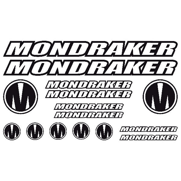 Car & Motorbike Stickers: Set 15x Bike MTB Mondraker Special