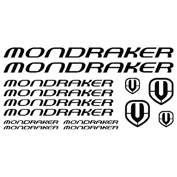 Car & Motorbike Stickers: Set 14X Bike MTB Mondraker Classic