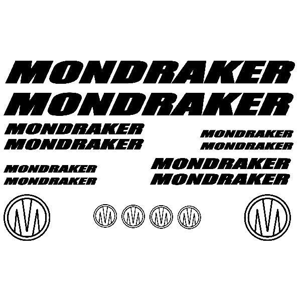 Car & Motorbike Stickers: Set 16X Bike MTB Mondraker