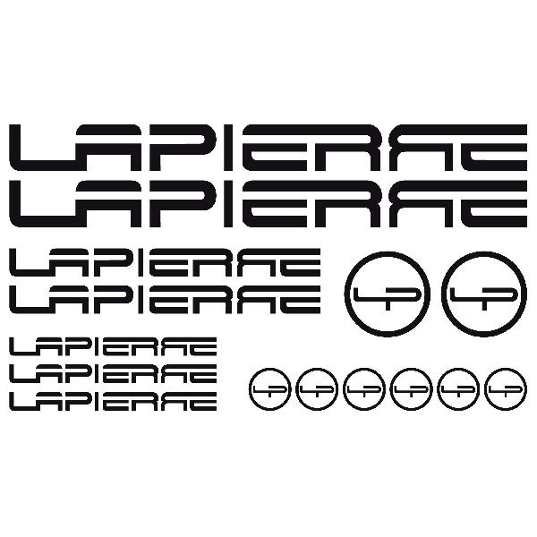 Car & Motorbike Stickers: Set 15X Bike MTB Lapierre Road