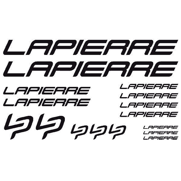 Car & Motorbike Stickers: Set 16X Bike MTB Lapierre