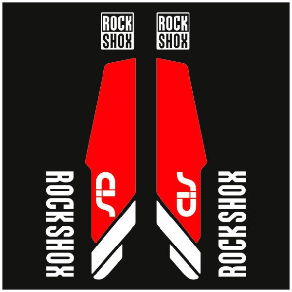 ROCK SHOX Mountain Bike Bikes Fork Shox E STICKER DECAL