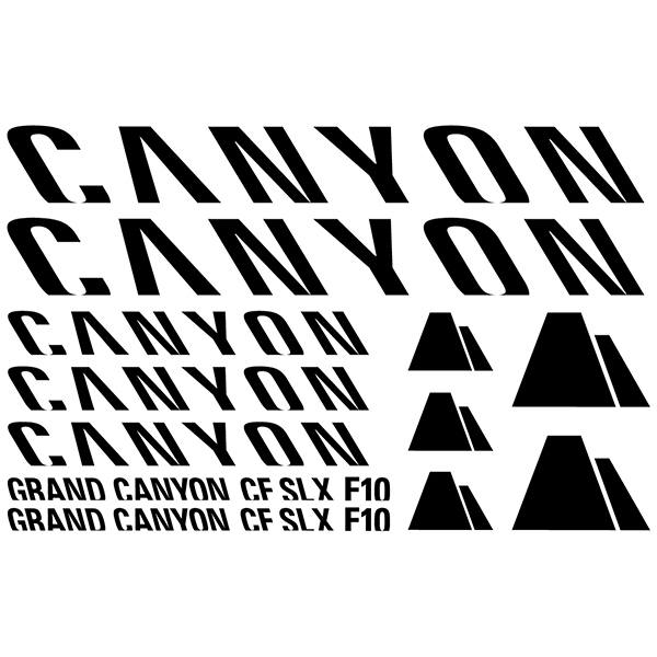 Car & Motorbike Stickers: Kit Bike MTB Canyon F10