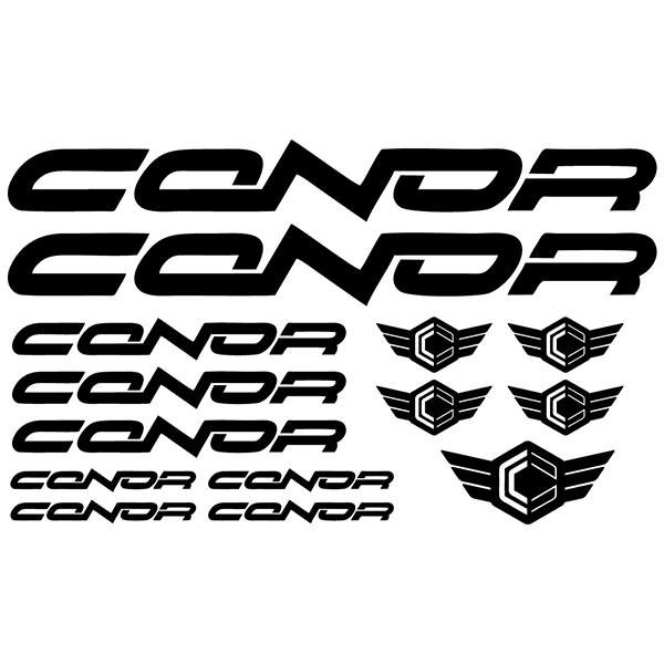 Car & Motorbike Stickers: Kit Bike MTB Conor