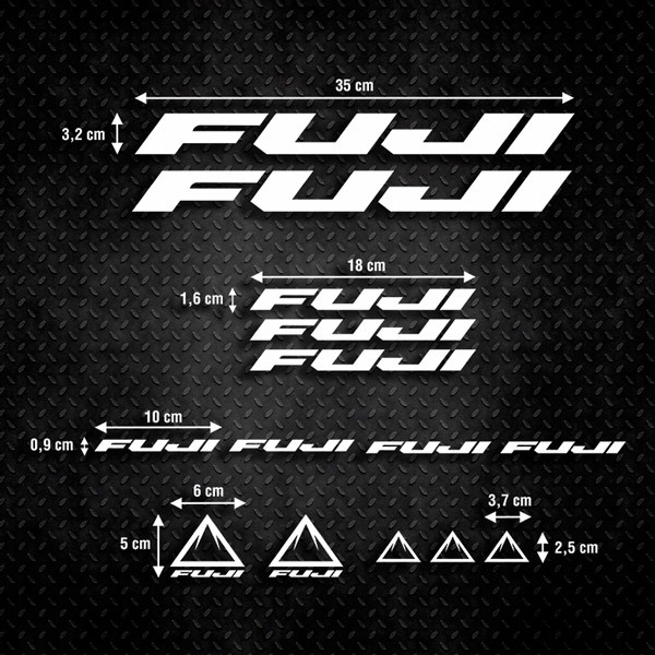fuji bike stickers