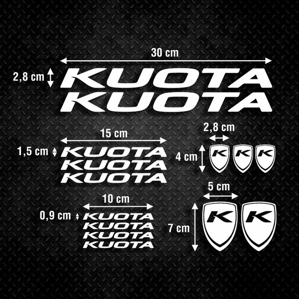 Car & Motorbike Stickers: Kit Bike Kuota