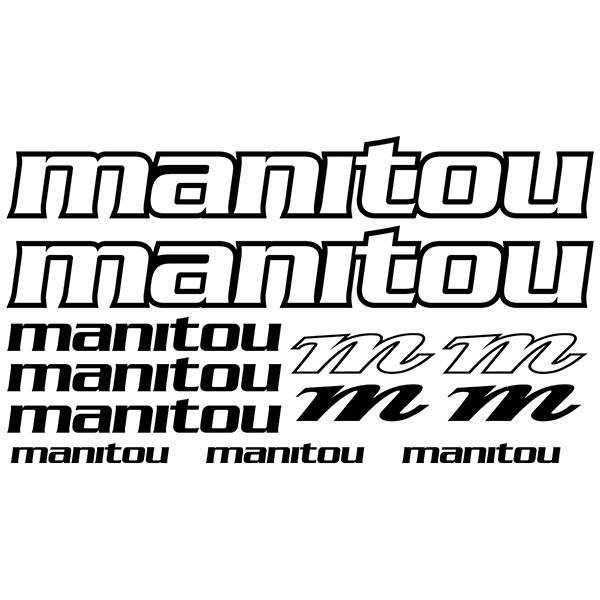 Car & Motorbike Stickers: Kit Bike MTB Manitou