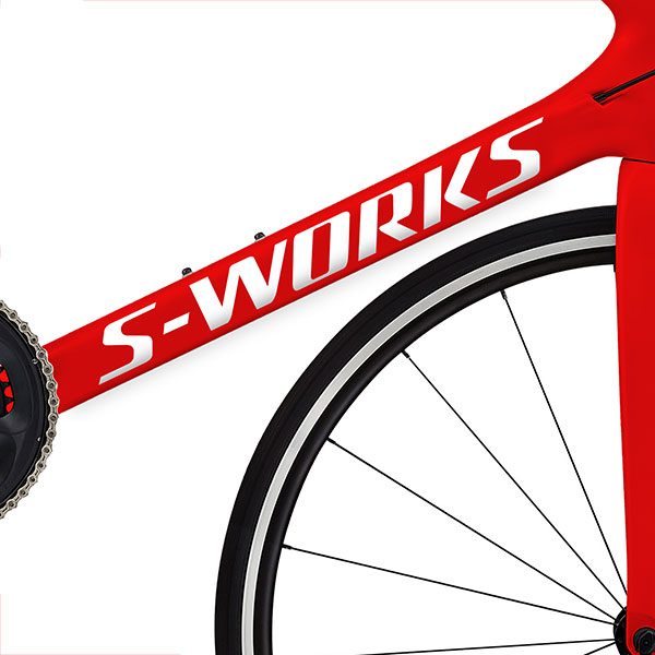 Car & Motorbike Stickers: Set 15X Bike Specialized S-Works