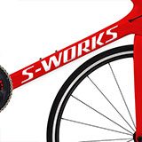 Car & Motorbike Stickers: Set 15X Bike Specialized S-Works 2
