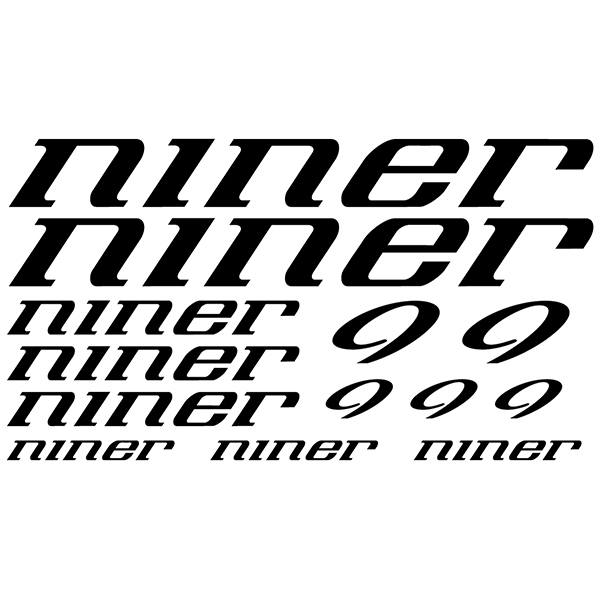 Car & Motorbike Stickers: Kit Bike MTB Niner