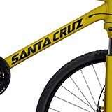 Car & Motorbike Stickers: Set 15X Bike MTB Santa Cruz 2