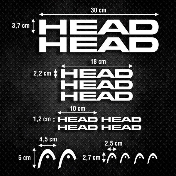 Car & Motorbike Stickers: Kit Bike MTB Head