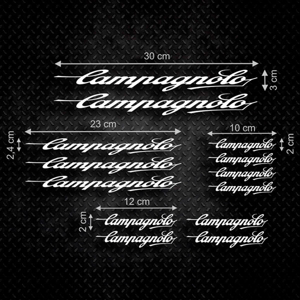 Car & Motorbike Stickers: Set 13X Campagnolo