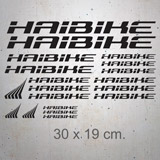 Car & Motorbike Stickers: Set 19X Haibike 2
