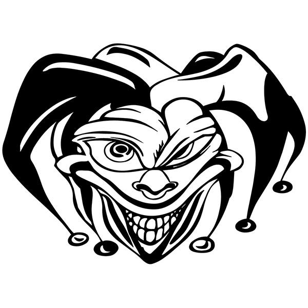 Car & Motorbike Stickers: Joker