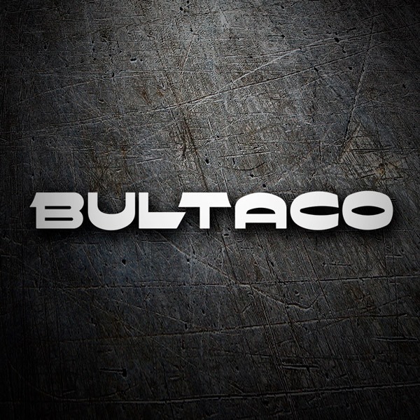 Car & Motorbike Stickers: Bultaco Cut Vinyl Lettering