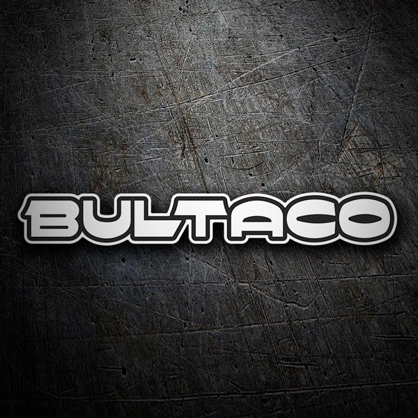 Car & Motorbike Stickers: Bultaco Logo in Sport Style