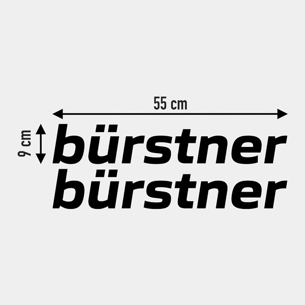 Camper van decals: Bürstner 3