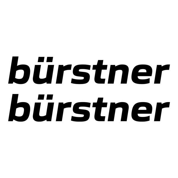Camper van decals: B&uuml;rstner Sticker Set