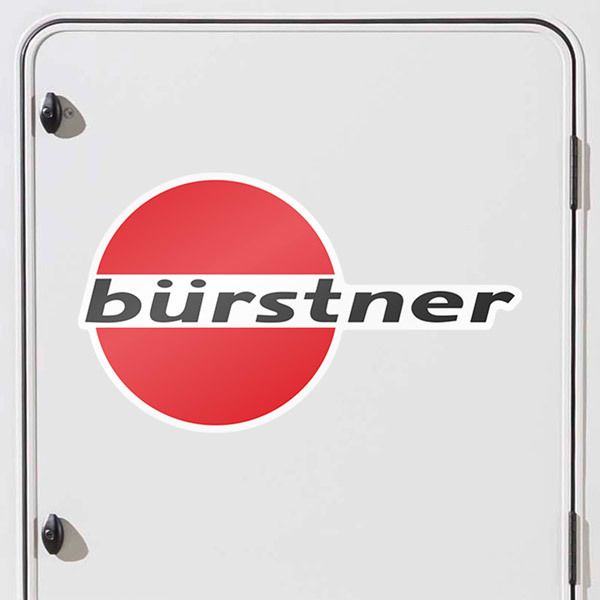 Camper van decals: Bürstner logo 1