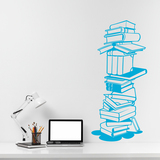 Wall Stickers: Tower of old books 4
