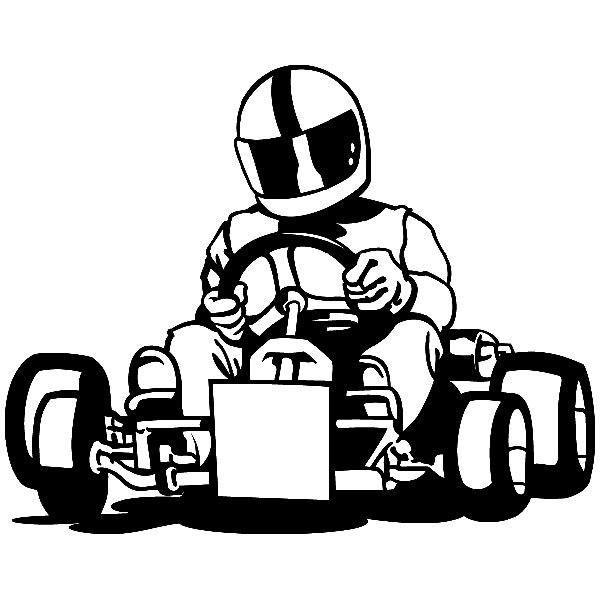 Wall Stickers: Karting